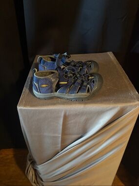 Keen Kids Navy Blue and Yellow Outdoor Sandal